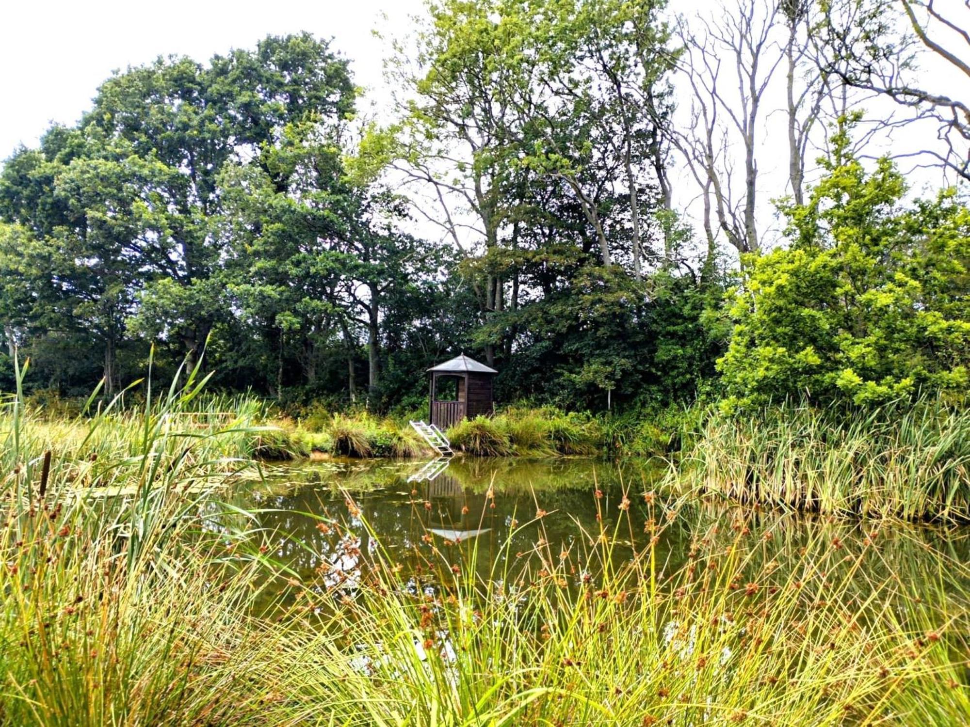 Snug & Secluded Lakeside Shepherds Hut 'Carp' Uckfield Exterior photo